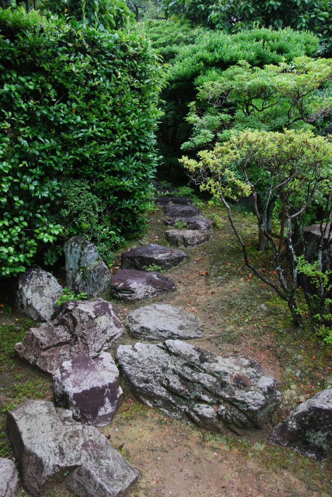 Japanese stone garden