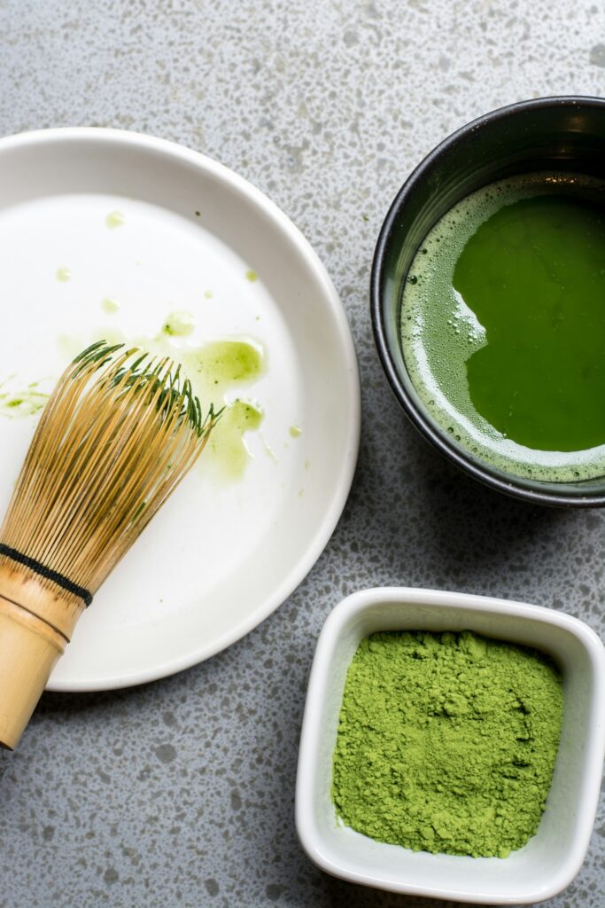 Matcha whisked for a traditional tea ceremony — Japan's Table: A Culinary Journey