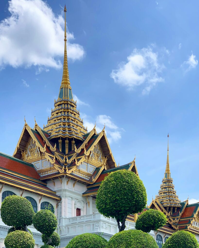 Bangkok Grand Palace golden spires