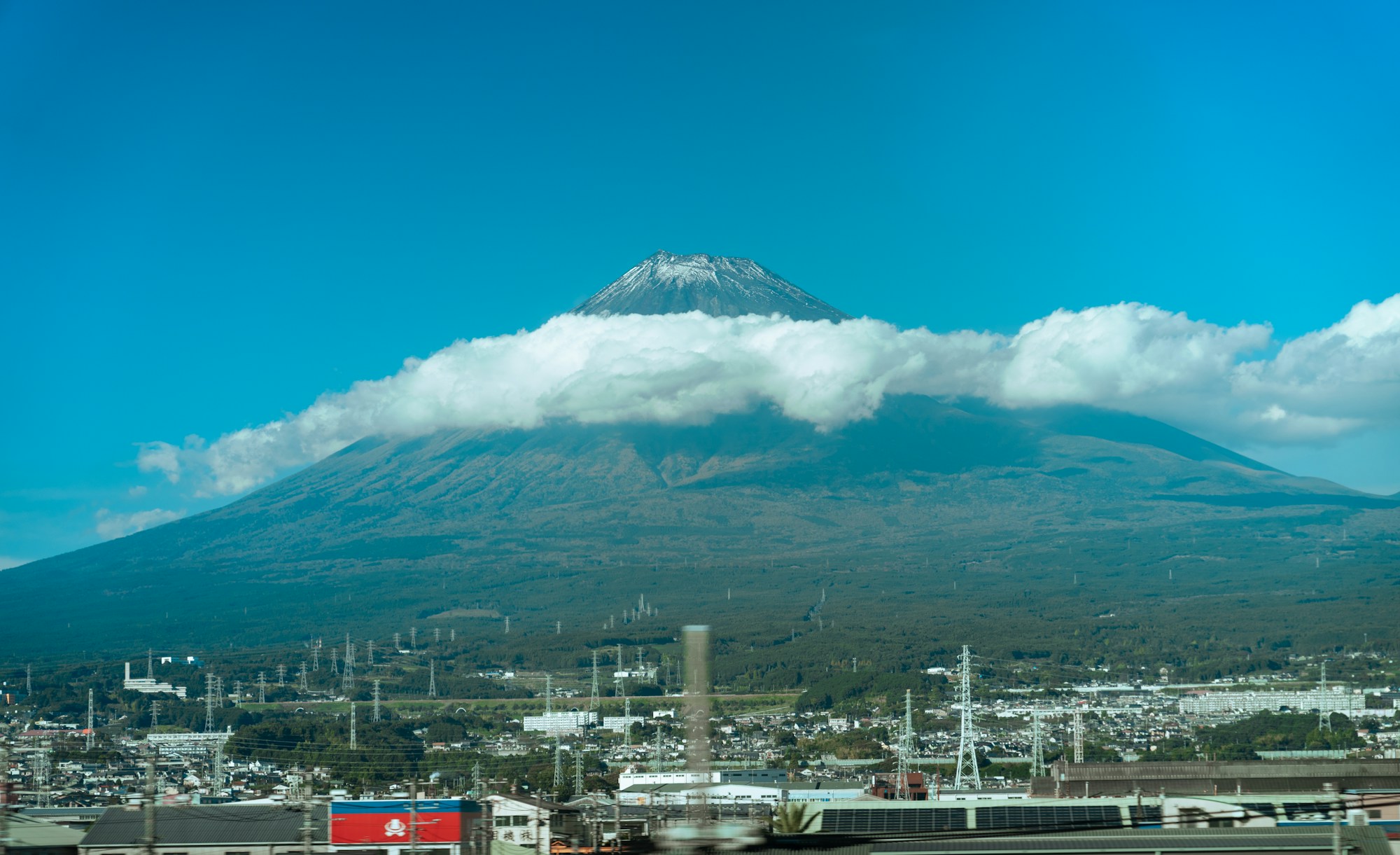 Mount Fuji from the Shinkansen — Japan: A Low Carbon Journey