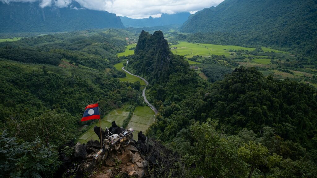 Laos mountain valley