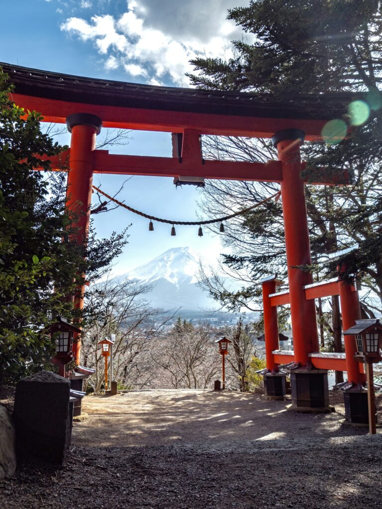 Japan mountain shrine