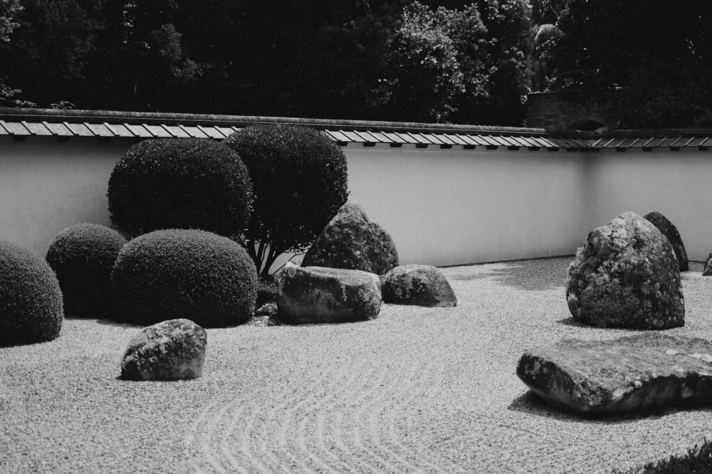 Japan zen garden path