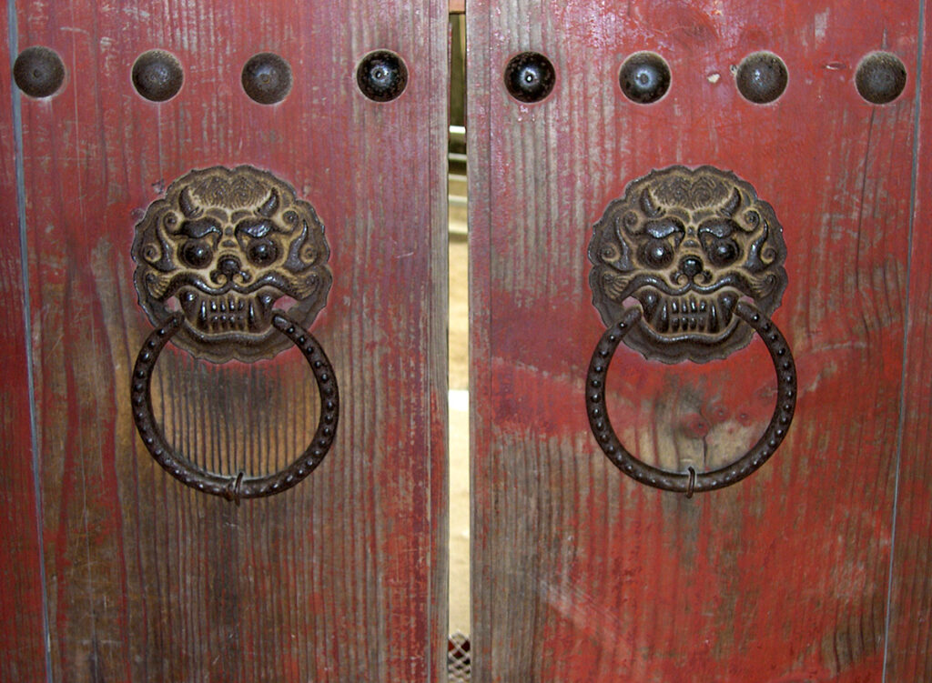 Bulguksa Temple Doors, Gyeongju, Korea