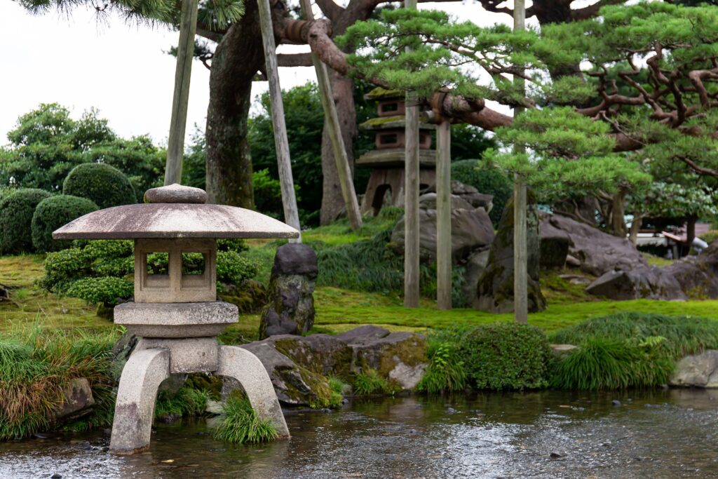 Kanazawa Kenrokuen in Japan