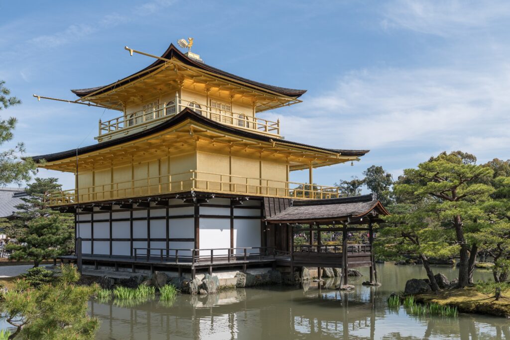 3840px-Shariden, Kinkaku-ji, Kyoto, North View 20190416 1