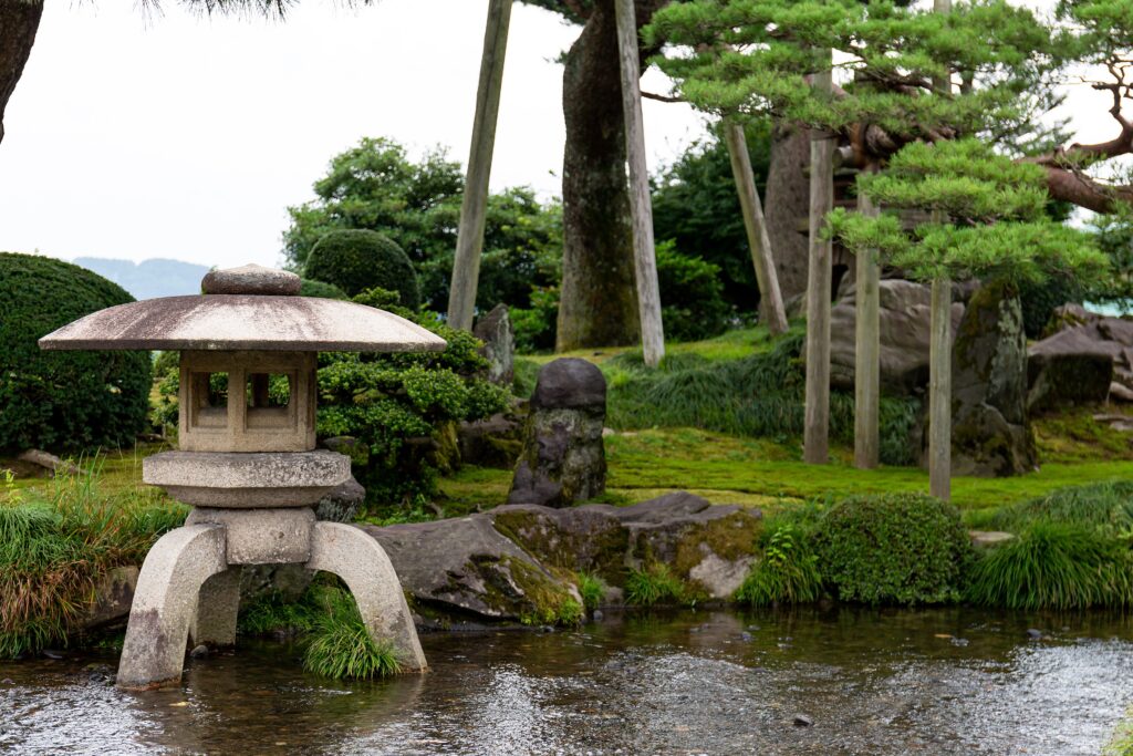 Kanazawa Kenrokuen in Japan
