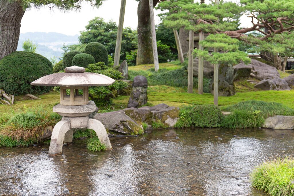 Kanazawa Kenrokuen in Japan