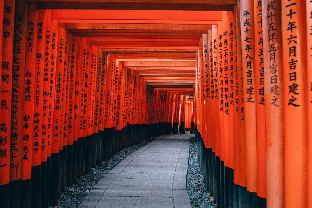 torii overcast grey — Japan's Sacred & Storied Sites