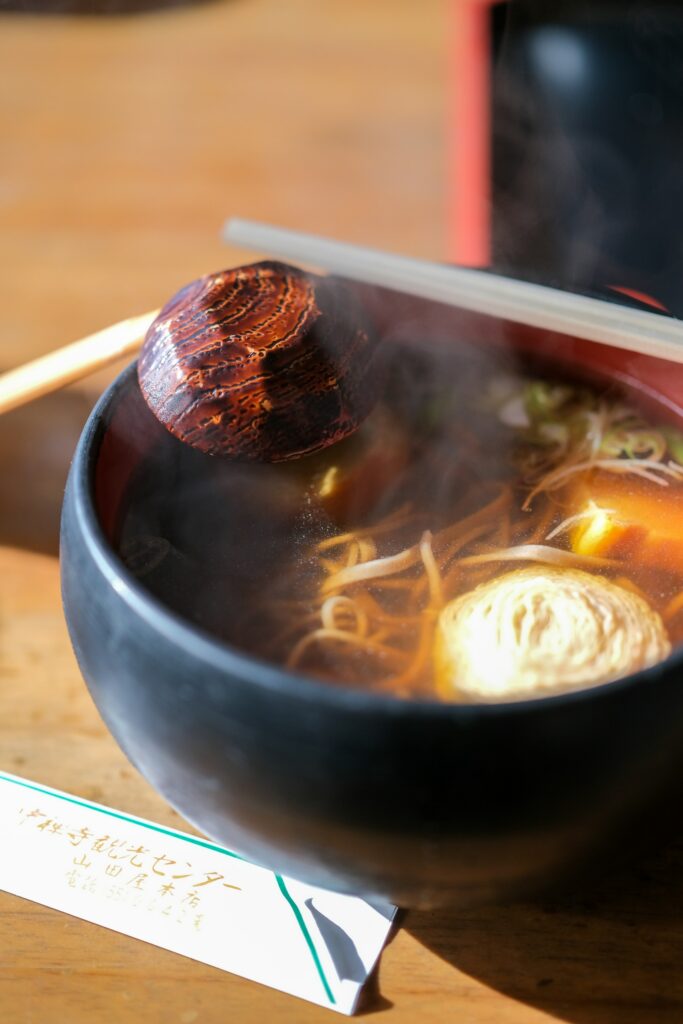 Hot soba at Yamada-ya Honpo, Asakusa — Japan's Table: A Culinary Journey