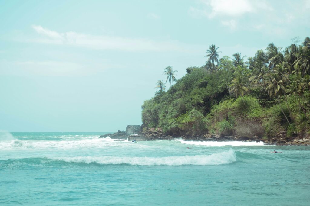 Sumba tropical island coastline clear sky